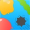 The aim is to blow up as many balloons as possible without ramming into the walls
