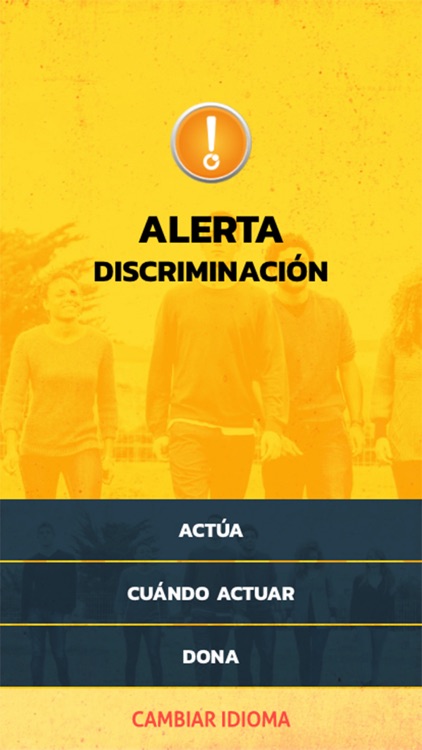 Alerta Discriminación