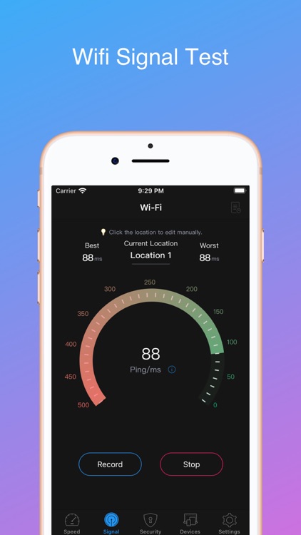 iWifi - speed & signal test