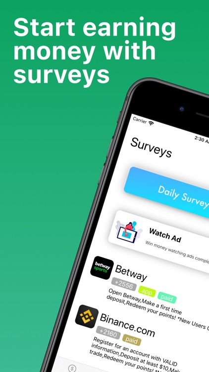 Earn real money with surveys