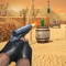 Load your gun and shoot accurately at the bottles