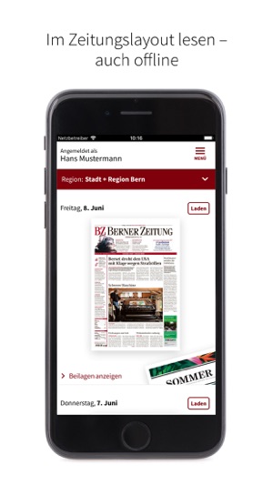 BZ Berner Zeitung E-Paper(圖1)-速報App