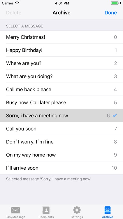 Easy Message LITE - Mass Text screenshot-8
