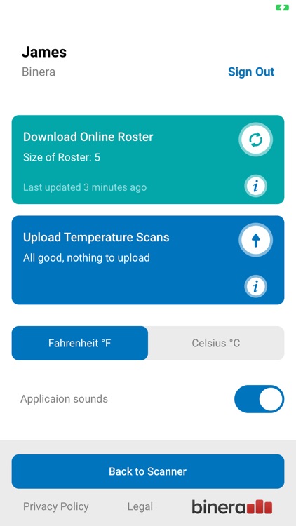 Community Temperature Log