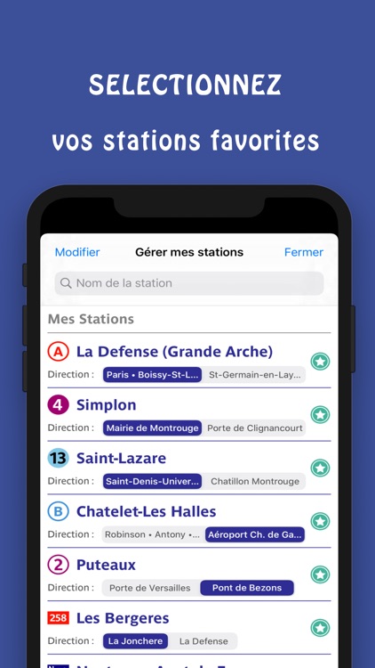 Mes Stations : Métro RER Bus T screenshot-4