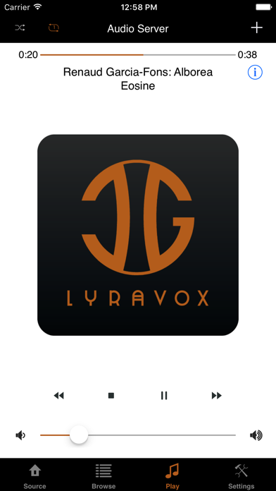 Lyravox RemoteScreenshot von 1