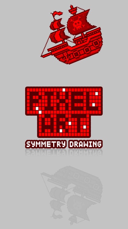 Pixel Art Symmetry Drawing screenshot-4