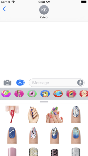 Nail Art Emojis Stickers(圖1)-速報App