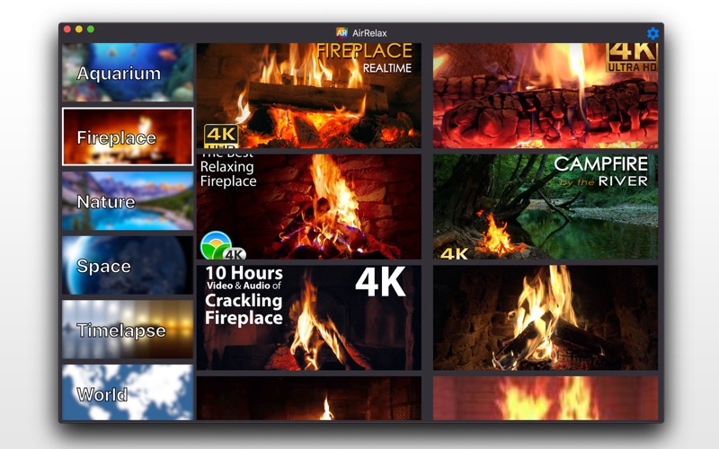 Aquariums Fireplaces AIR RELAX screenshot 2