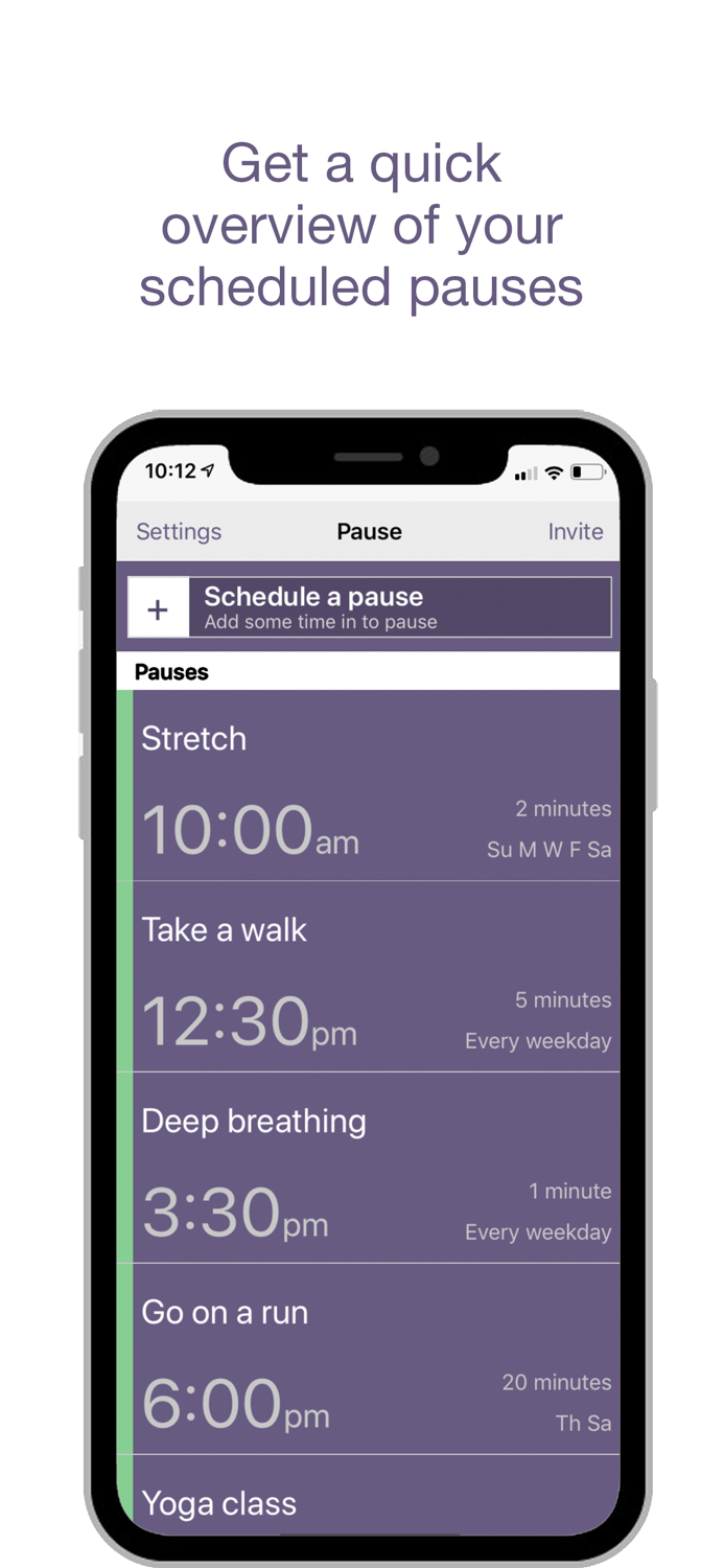 Pause - A Simple Reminder App