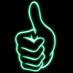 Neon Thumbs Up Stickers
