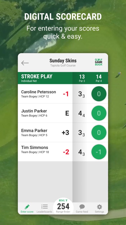 Golf GameBook Scorecard & GPS screenshot-0