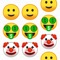 Icon lineup Emojies