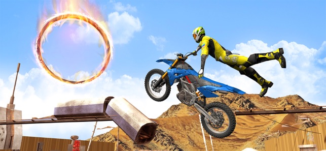 Bike racing megaramp stunts 3D