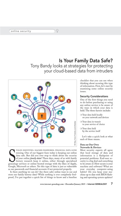 Internet Genealogy Magazine