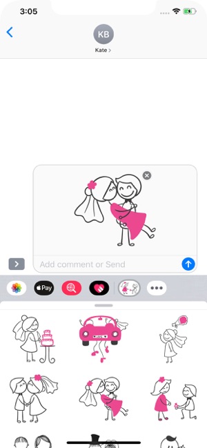 Lovely Couple - Stickers Pack(圖6)-速報App