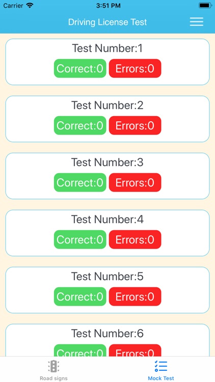 driving theory mock test 2020