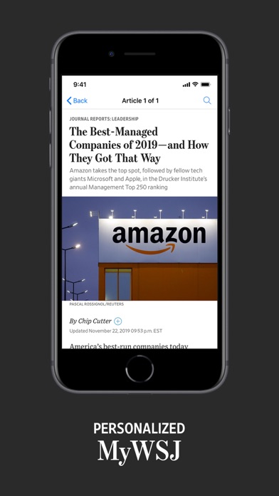 The Wall Street Journal Iphoneアプリ Applion