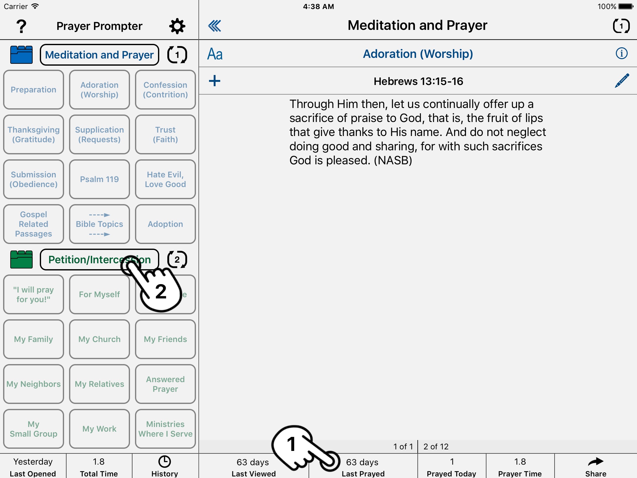 Christian Prayer Prompter screenshot 4