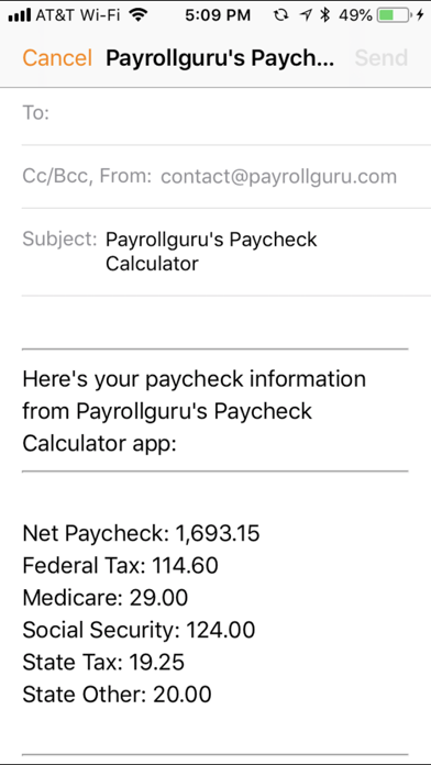 How to cancel & delete Paycheck Calc from iphone & ipad 4