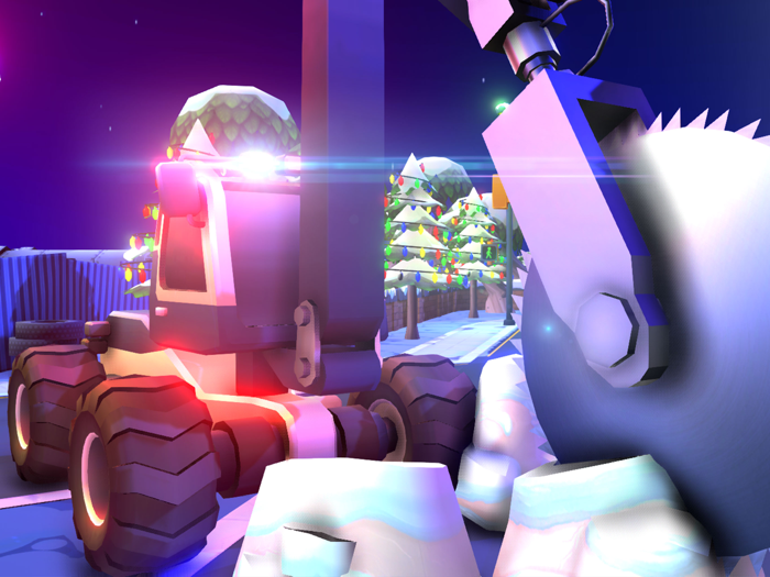 Real Heavy Snow Plow Excavator