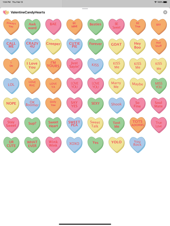 Screenshot #4 pour Happy Valentine Candy Hearts