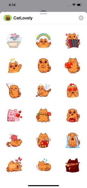 Cat Lovely Sticker(圖2)-速報App