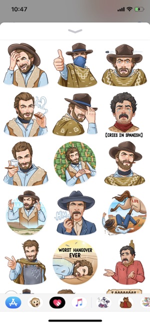 Cowboy Emoji Funny Stickers(圖1)-速報App