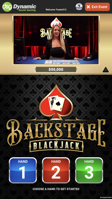 Backstage Blackjack Live screenshot 2