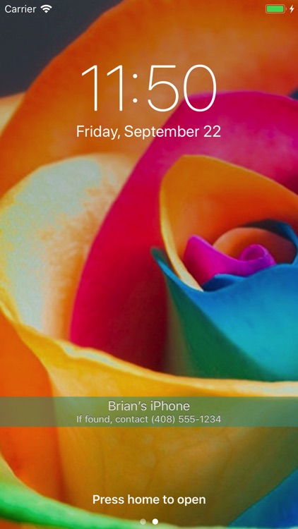 LostFound: Lock Screen Banner