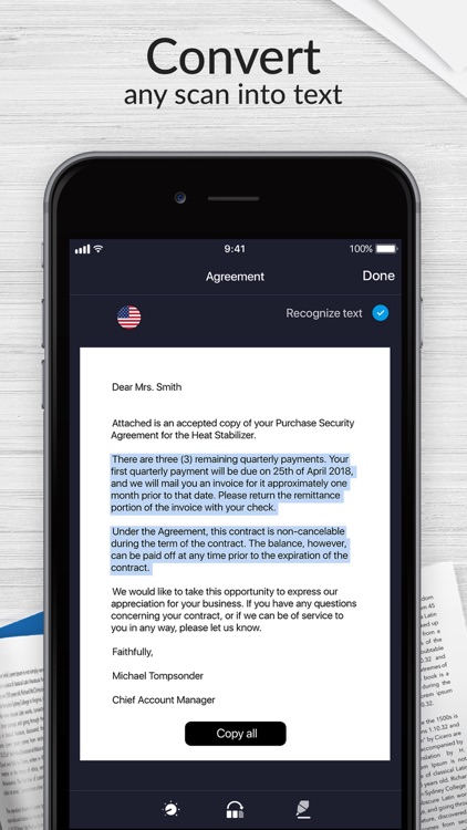 Scanner for Me: Scan documents