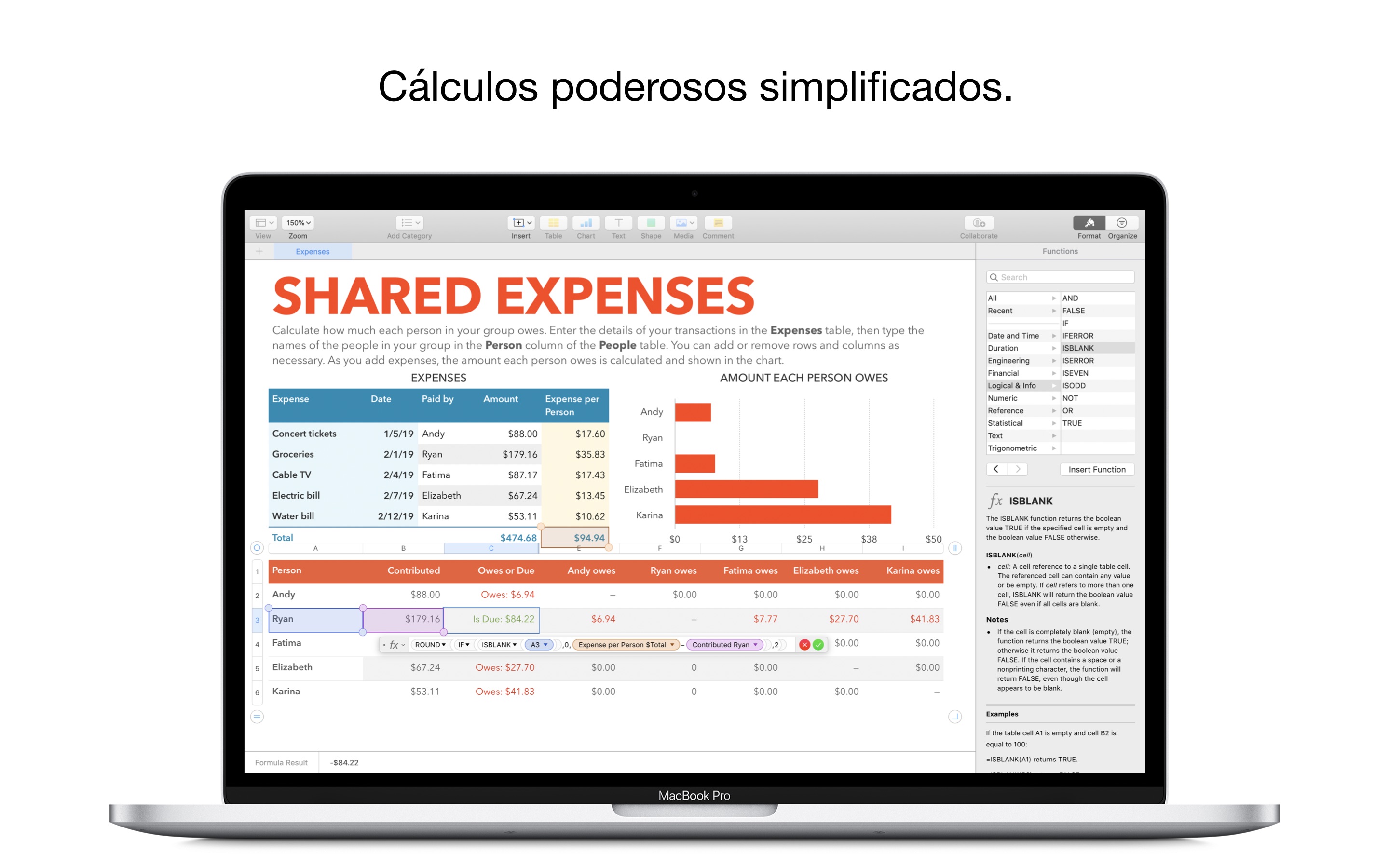 Screenshot do app Numbers