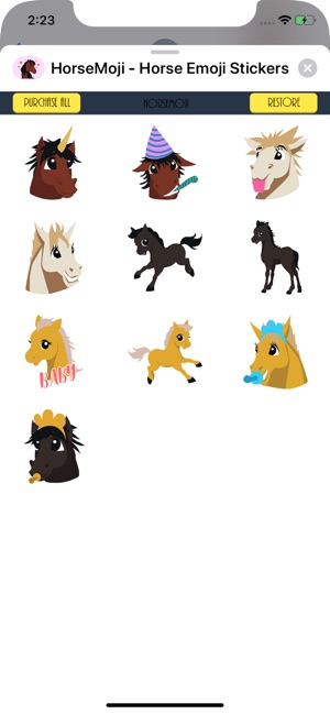 HorseMoji Horse Emoji Stickers(圖3)-速報App