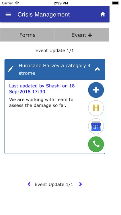 Crisis Management App