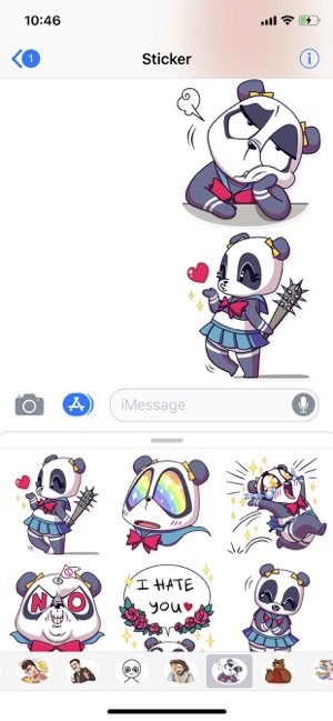 Cute Panda Pun Funny Stickers(圖4)-速報App