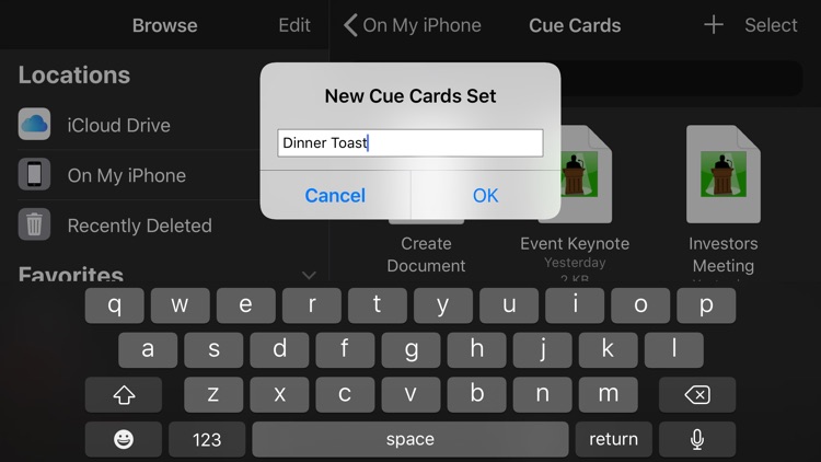Cue Cards screenshot-4