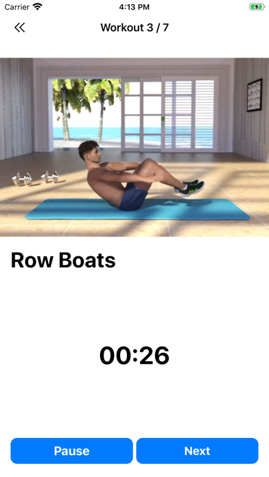 Home Workout - Men Fitness screenshot 2