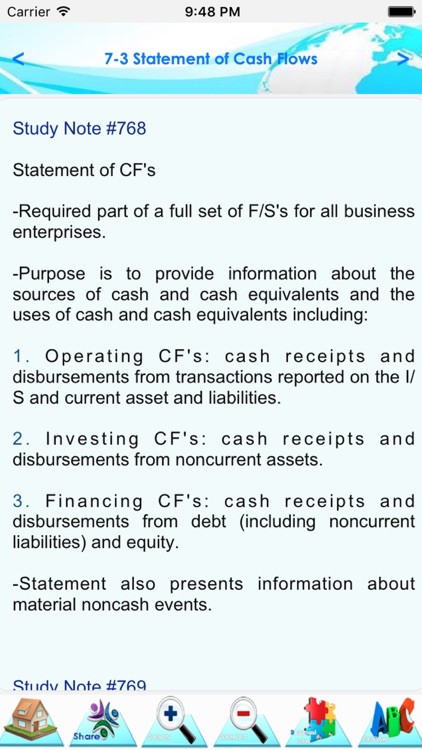 CPA  FAR 900 Quiz & Study note screenshot-3