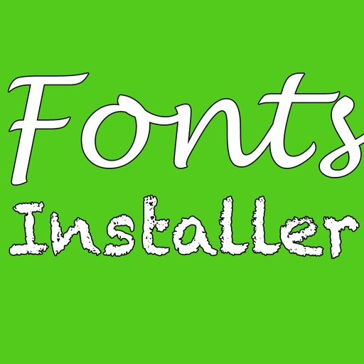 FontInstaller Install any font iOS App