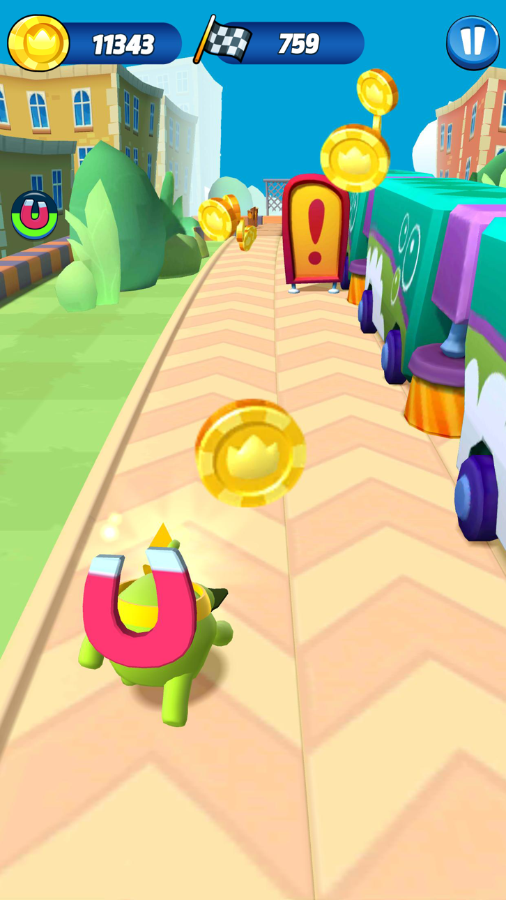 Om Nom: Run Hack screenshot 3 - iOS game interface