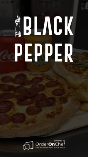 Black Pepper Pizza