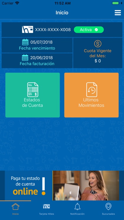 Tarjeta Hites screenshot-3