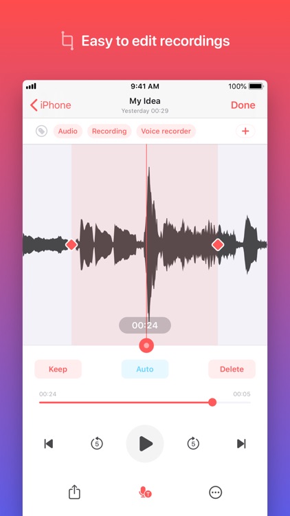 Voice Recorder - Recording App screenshot-4