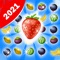 Now Fruit mania match 3 best of puzzle game is available on App Store