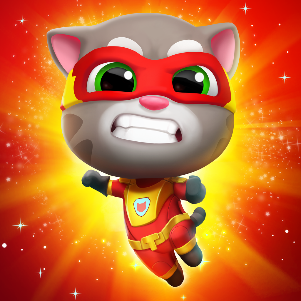 Talking Tom Hero Dash Run Game App Icon