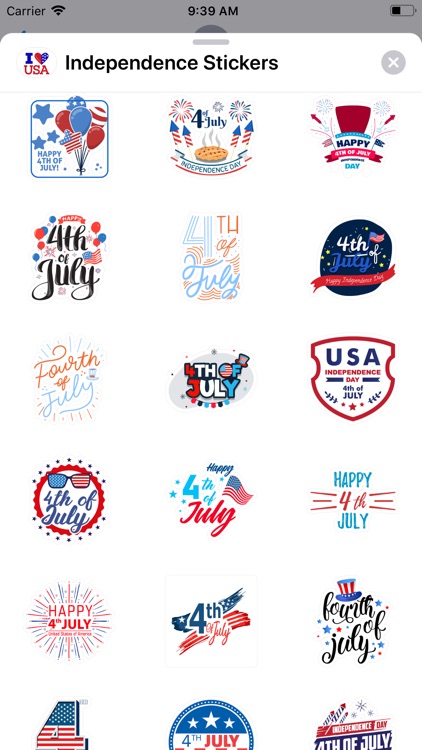 4th of July Stickers ⋆ screenshot-5