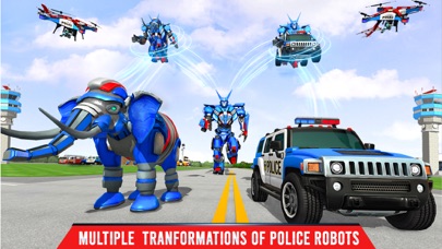 Elephant Robot Transport Game screenshot 2