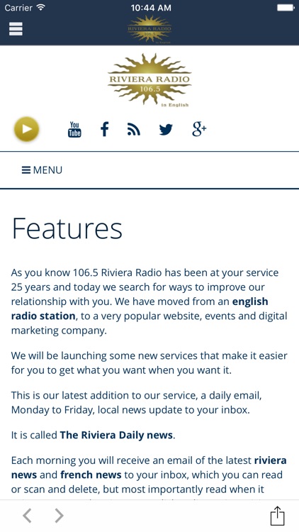 Riviera Radio News