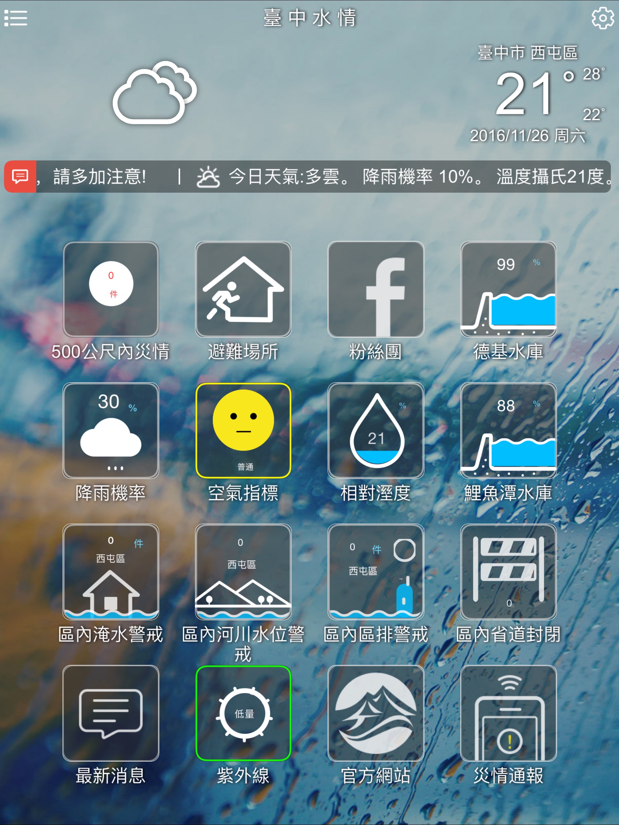 臺中水情 screenshot 2