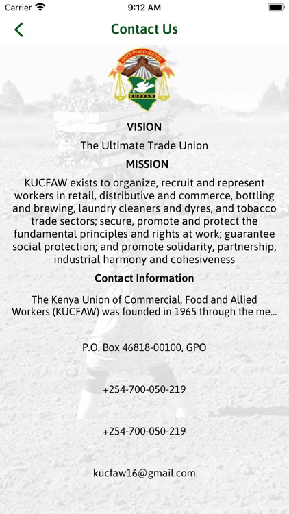 KUCFAW Union App screenshot-3